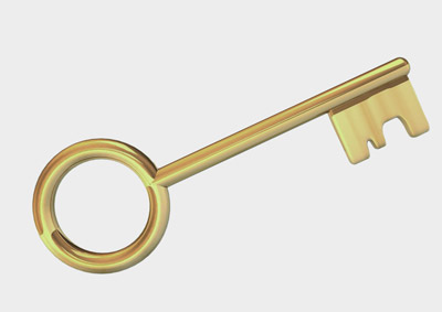 goldener Schlüssel